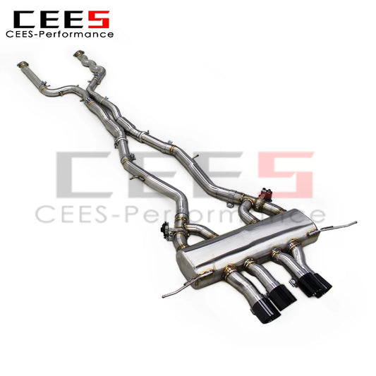 CEES Suitable for MP Bumper Exhaust Pipe for BMW M3/M4 G80/G82/G83 3.0T 2019-2023 Stainless Steel Catback Exhaust System