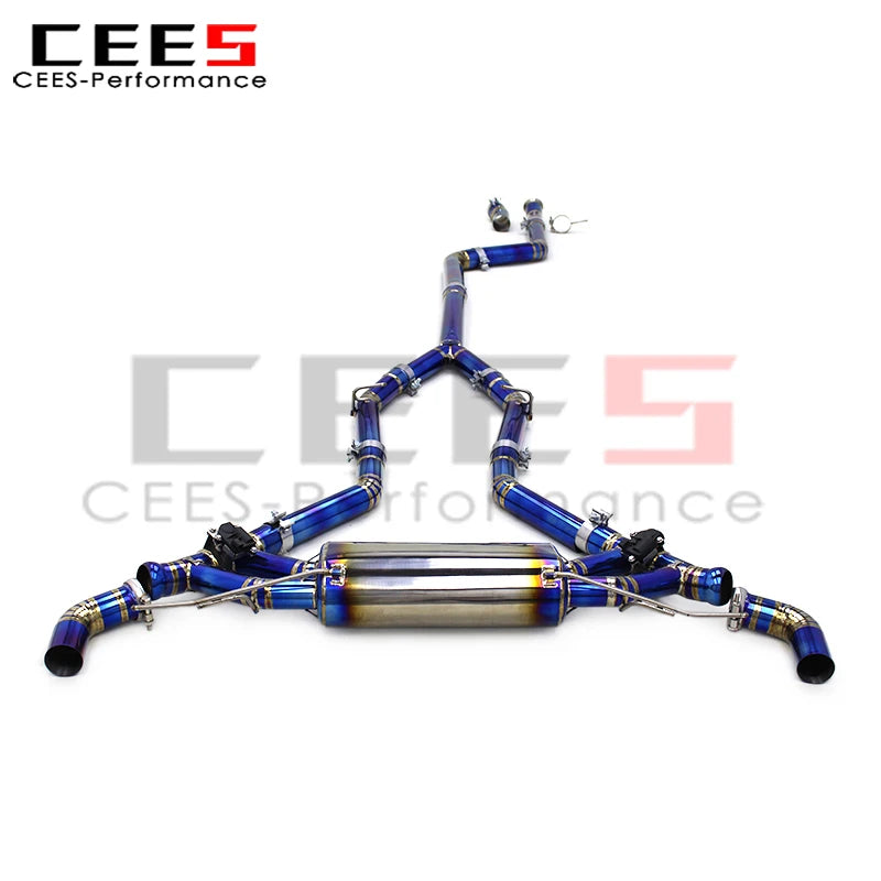 CEES Titanium Exhaust System for BMW X5 X6 B58 G05 G06 3.0T 2019-2023 Catback Sport Valvetronic Exhaust Mufflers Accessories