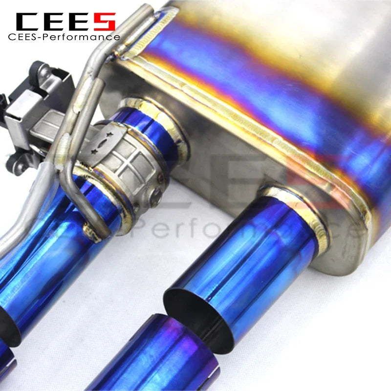 cees Catback Exhaust System for VW Golf MK7.5/7.5 GTI 2.0T 2015-2019  Performance Titanium Car Exhaust Pipe Muffler Assembly