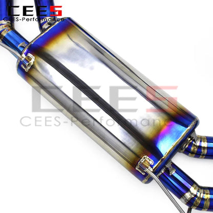 CEES Titanium Exhaust System for BMW X5 X6 B58 G05 G06 3.0T 2019-2023 Catback Sport Valvetronic Exhaust Mufflers Accessories