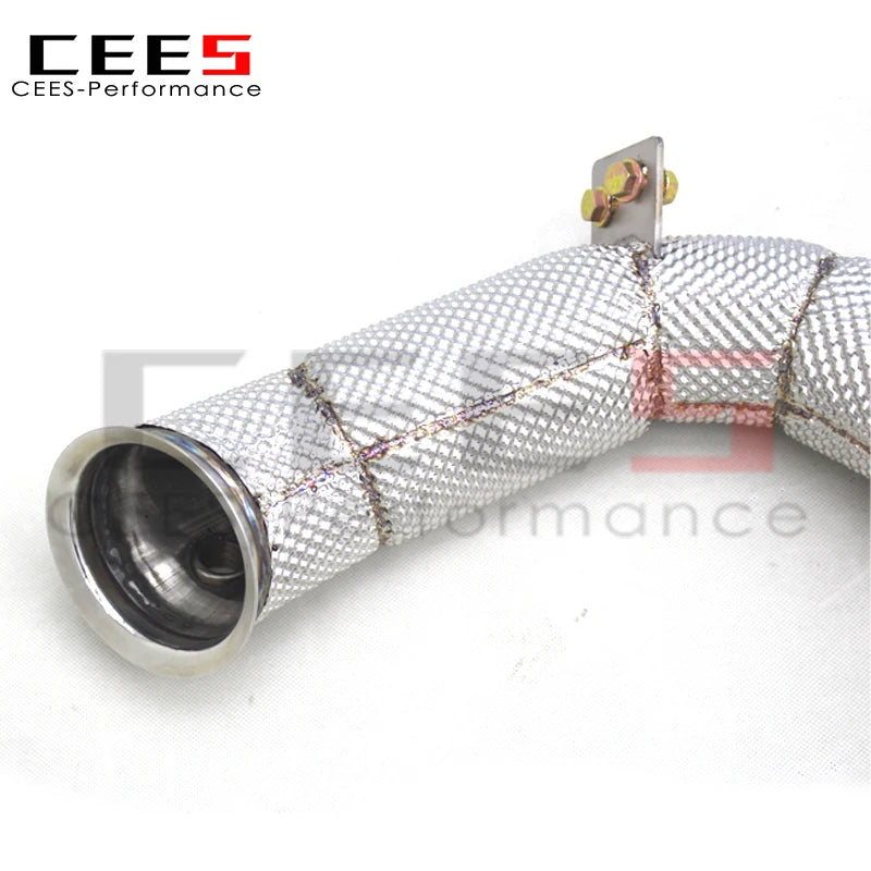 CEES Exhaust Downpipe For Mercedes-Benz AMG GTS 2016-2023 with catalyst catted downpipe Exhaust Pipe