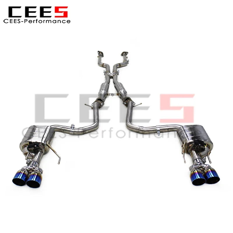 CEES Catback Exhaust Muffler  for Lexus RC350 3.5L 2014-2021 SS304 Escape Car Exhaust Pipes Upgrade Racing Exhaust System