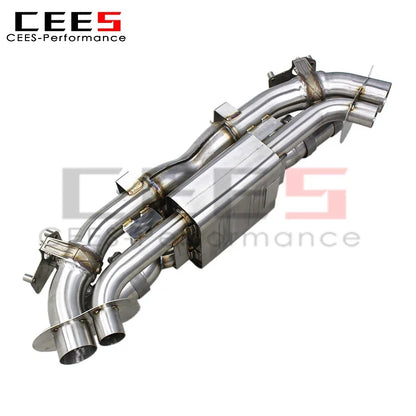 CEES OEM  Catback Exhaust System for Porsche 911 992 3.0T 2019-2024 Racing Sport Car Stainless Steel Exhaust Pipe Muffler Escape