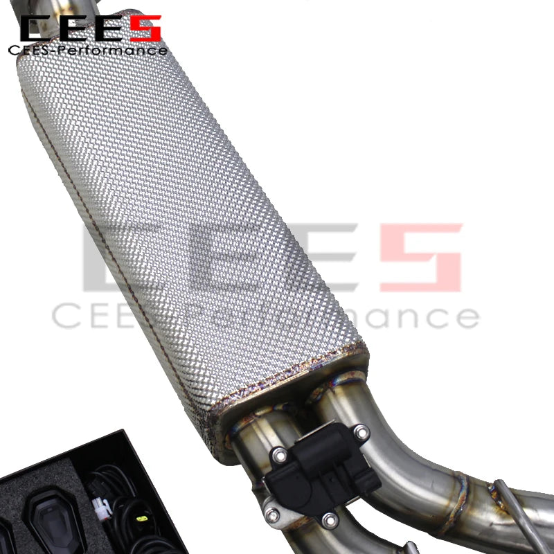 cees Valvetronic Catback Exhaust pipe for Mercedes-Benz G63 AMG W463 2013-2019 Exhaust System G63 Exhaust Downpipe