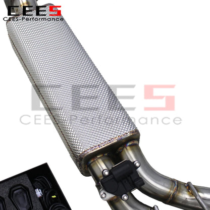 cees Valvetronic Catback Exhaust pipe for Mercedes-Benz G63 AMG W463 2013-2019 Exhaust System G63 Exhaust Downpipe
