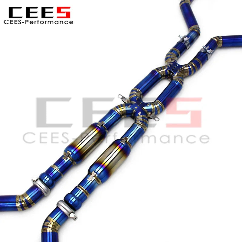 cees Tuning Performance Titanium Exhaust for BMW M3 E90 E92 E93 4.0L 2007-2013 Control Valve Catback Exhaust System Assembly