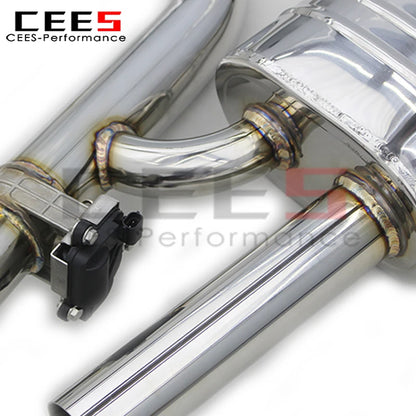 cees Exhaust Pipe for PORSCHE Cayenne 958 4.8 2010-2016 Stainless Steel with Remote Control High Performance Exhaust Catback