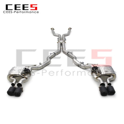 cees for BMW M6 E63 5.0L 2006-2010 Catback Exhaust System Titanium Exhaust Valve Control Exhaust Pipe Valved Exhaust-pipe