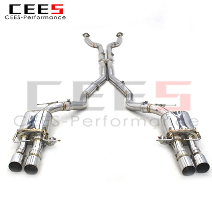 CEES Tuning Catback Exhaust for BMW M5 E60 5.0L 2003-2010 Exhaust Pipe Muffler Stainless Steel Car Exhaust System Escape