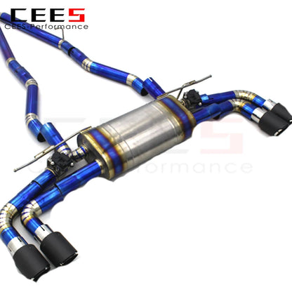 CEES Catback Exhaust for BMW 540i B48 Racing Car Price 2.0T/3.0T Titanium G30 G38 530 540 Exhaust Pipes Muffler Escape