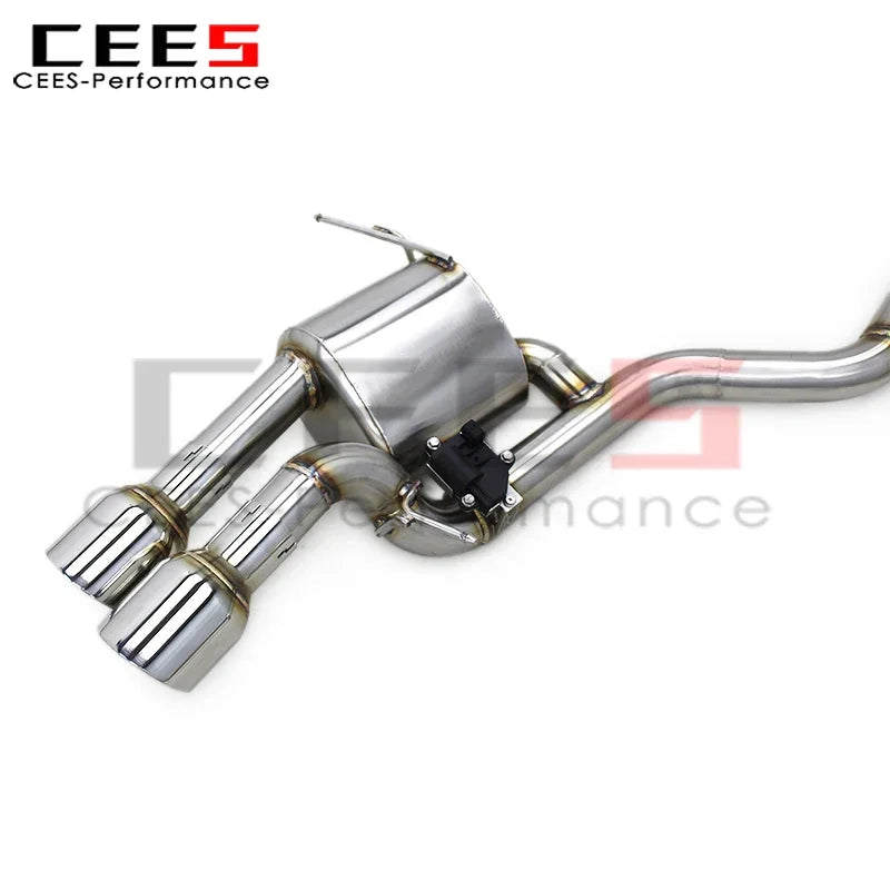 cees Axle Back Exhaust X Pipes System for Maserati Quattroporte 4.2L 2004-2011 Stainless Steel Muffler Escape Catback Exhaust