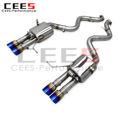 cees Axle Exhaust Pipes for BMW M3 E90/E92/E93 4.0L 2008-2013 Escape Car Exhaust Pipe Muffler System Stainless Steel/Titanium