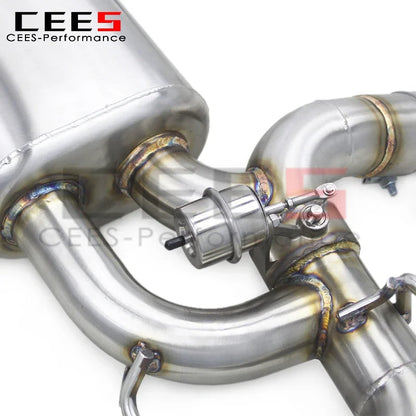 cees Valve Catback Exhaust System for Mercedes-Benz SLS AMG C197 6.2L 2011+ Racing SUS304 Stainless Steel Exhaust Pipe Muffler