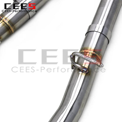 cees Stainless Steel Axle Back Exhaust Middle Pipes for BMW M550 M550i G30/N63 4.4TT 2017-2022 Racing Sport Exhaust System Assembly