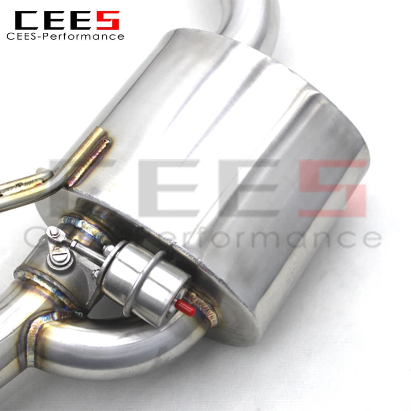 CEES exhaust pipes Catback Exhaust For Audi A7 3.0T 2012-2023 304 Stainless Steel Performance exhaust valve