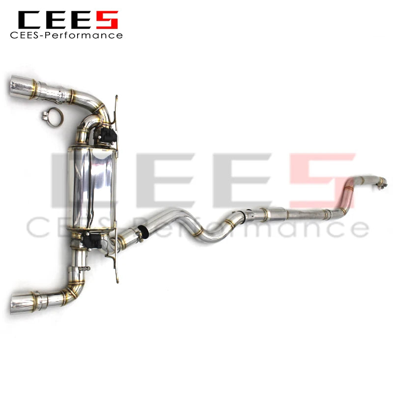 CEES Catback Exhaust For BMW 340i  340 3.0T 2016-2023 Stainless Steel304 Car Exhaust pipe Acoustical Damper