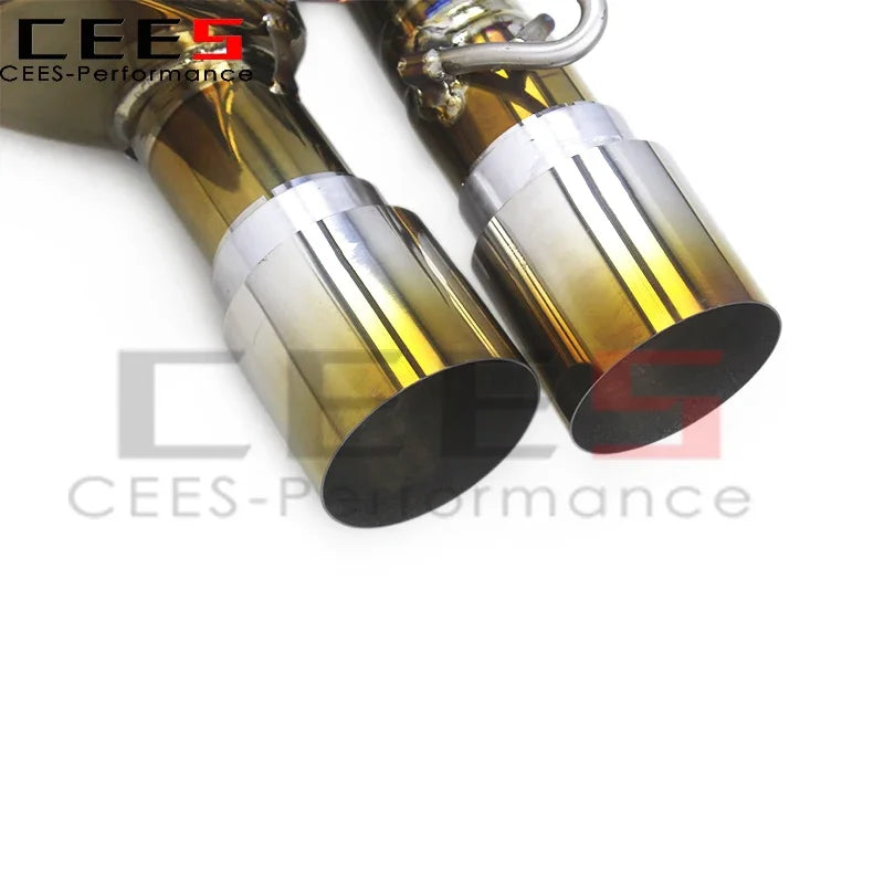 cees Golden Catback Exhaust for Maserati Ghibli 3.0T 2014-2024 Titanium Exhaust Pipes Muffler Valvetronic with Remote Control