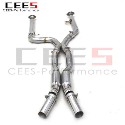 CEES  Equal Length Midpipe For BMW M3/M4 G80/G82 3.0T 2021-2025 Performance 304  Exhaust Pipes Car Exhaust Systems