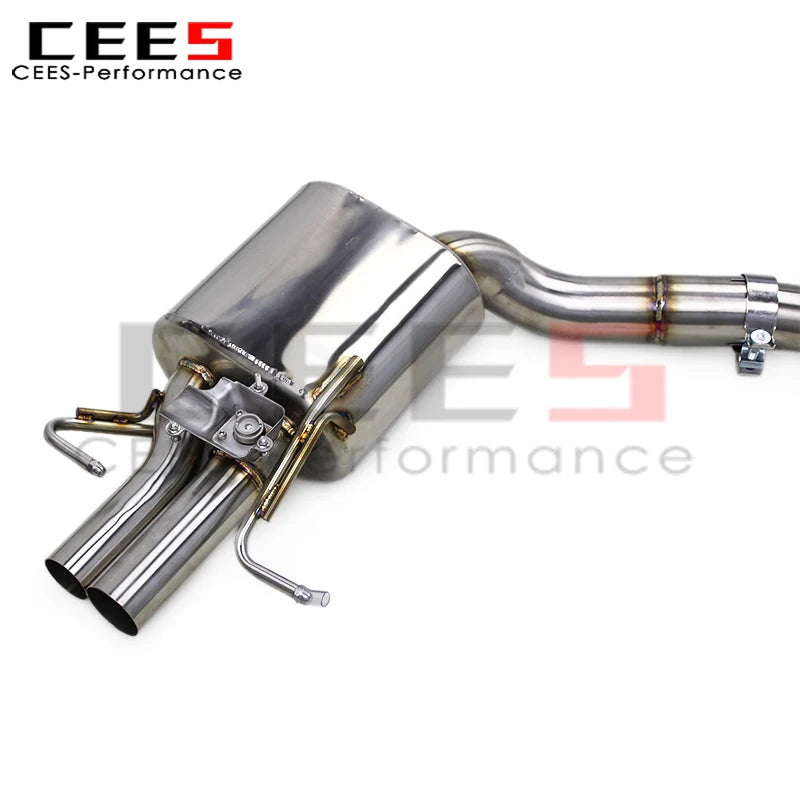 CEES  Catback Exhaust for Mercedes-Benz E63/E63S AMG W213 4.0T 2016-2023 Escape Exhaust Pipe SUS304 Valve Muffler System