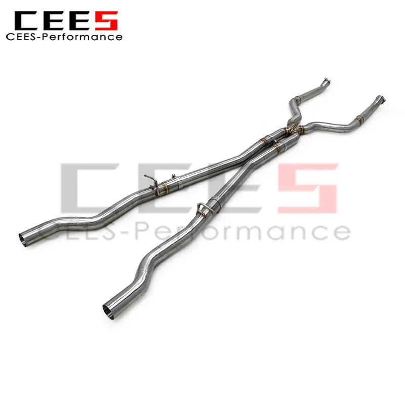 cees Stainless Steel Axle Back Exhaust Middle Pipes for BMW M550 M550i G30/N63 4.4TT 2017-2022 Racing Sport Exhaust System Assembly