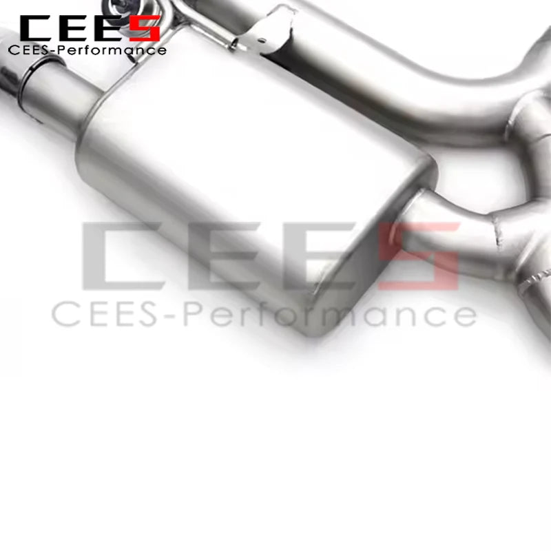 cees Catback Exhaust for PORSCHE Cayenne 958 4.8 2010-2016 Stainless Steel Automotive Performance Accessories Exhaust System