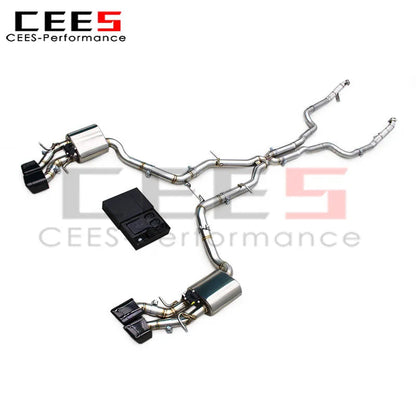 Mercedes-Benz CLS550 V8 4.7L SS304 Valved Sport Exhaust System