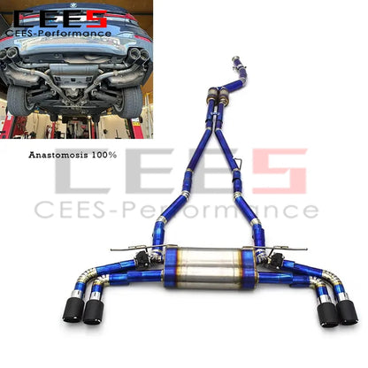 cees Catback Exhaust System for BMW 530/530i B48 3.0T 2017-2023 Escape Performance SUS304/Titanium Exhaust Pipe Muffler Assembly