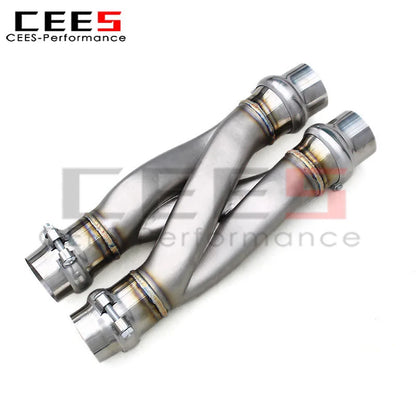 Z Pipe with 2.5 Inches/2.75 Inches/3 Inches General-purpose Mid Pipe Exhaust System