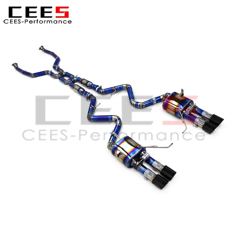 cees Tuning Performance Titanium Exhaust for BMW M3 E90 E92 E93 4.0L 2007-2013 Control Valve Catback Exhaust System Assembly