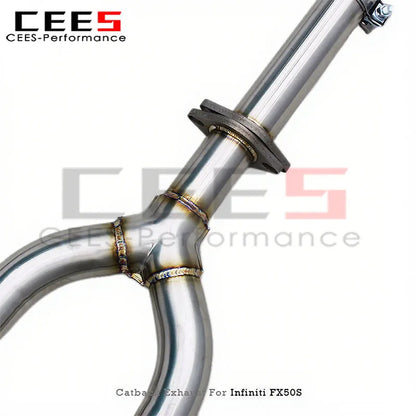 Infiniti FX50/FX50S 5.0L Stainless Steel Valved Sport Exhaust System