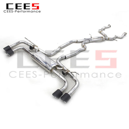 Catback exhaust For PORSCHE Cayenne 958 4.8 2010-2016 Stainless Steel High Performance Exhaust valve control Exhaust Pipe