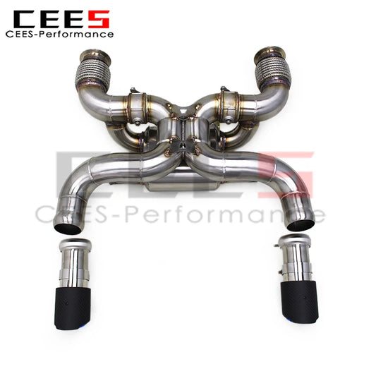 cees Catback Exhaust Escape Car Muffler for Mclaren 720S 4.0 2017-2019 SS304 Stainless Steel High Quality Racing Exhaust System