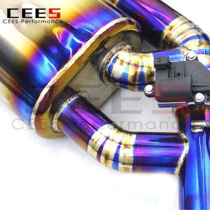 CEES High Quality Catback Exhaust Systeme For Audi RS3 TTRS 2.5T 2016-2023 Titanium  high Performance valvetronic Exhaust mu