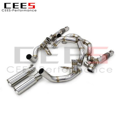 cees Catback Exhaust System for Lamborghini Murcielago LP640 V12 6.2 2007-2010 Stainless Steel Escape Exhaust Header Assembly