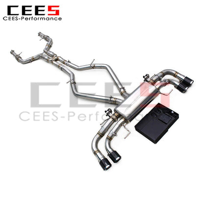Alfa Romeo Giulia Quadrifoglio 2.9T V6 2016-2024 Valved Sport Exhaust System
