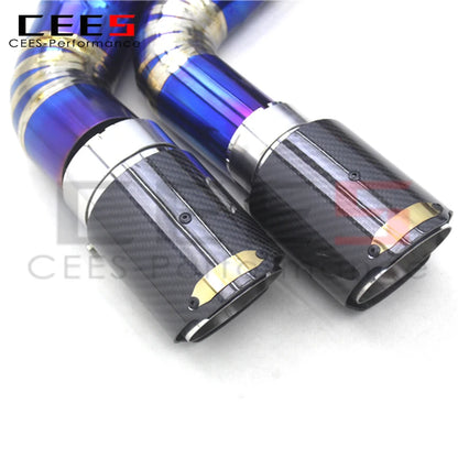 CEES Valved Sport Exhaust System For For BMW M240/M240i B58 3.0T 2017-2023 Car Exhaust System Titanium Pipes Muffler