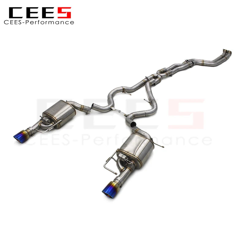 CEES valve control Catback Exhaust Systems For BMW 335/335i E90/E92/E93 N54 3.0T 2009-2013 Stainless Steel Exhaust Pipe Muffler