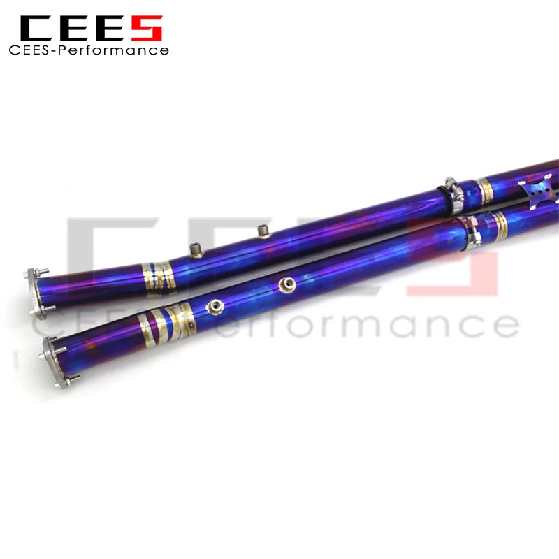 CEES Factory Directly Customized High Quality RS3 TTRS Titanium Exhaust Pipe Muffler For Audi RS3 8Y TTRS 2.5T 2017-2023