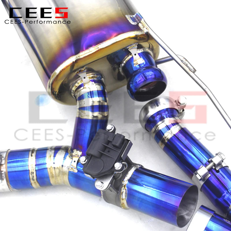 CEES Valved Sport Exhaust System For For BMW M240/M240i B58 3.0T 2017-2023 Car Exhaust System Titanium Pipes Muffler