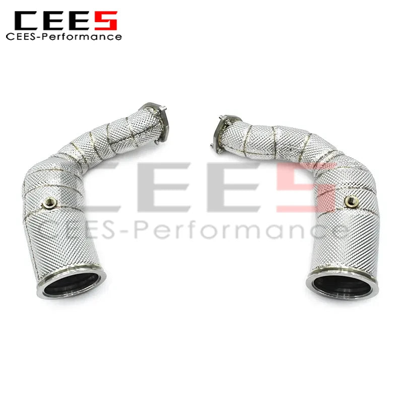 CEES Catback Exhaust Downpipe Full Exhaust for Lamborghini URUS 4.0 2018-2023 Titanium Performance Escape Exhaust Pipe