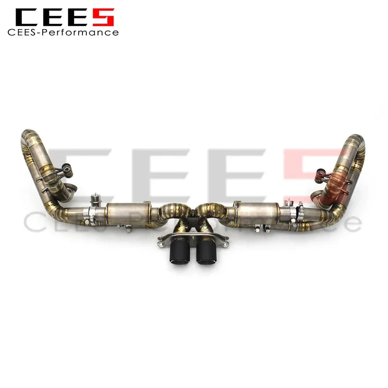 cees Catback Exhaust For Porsche 911 991/991.1 GT3 4.0 2015-2018 Exhaust Pipe Muffler Escape Titanium alloy Exhaust System