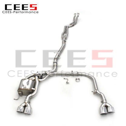 CEES Catback Exhaust For BMW 520/523/530 E60 2.5/3.0 2003-2010 High Performance Exhaust Pipe Stainless Steel  Exhaust System