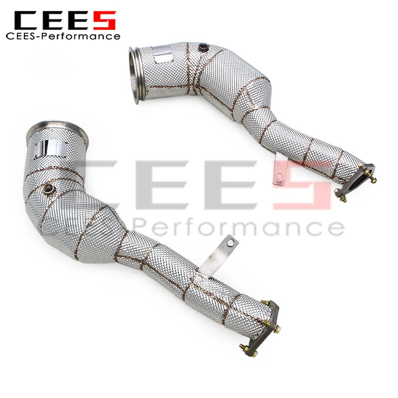 Porsche Macan Turbo/GTS 2.9T 2020-2024 Stainless steel Heat shield Downpipe Exhaust System