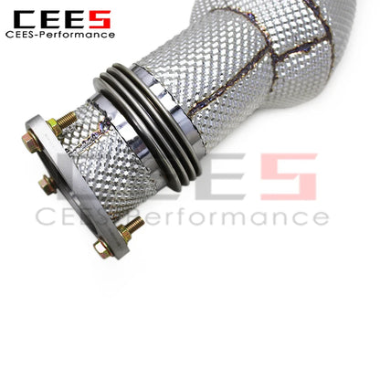 cees Performance Sport Downpipe for DBS 5.2L 2019-2024 SUS304 Stainless Steel Exhaust Downpipe Car Tuning Exhaust Pipe System