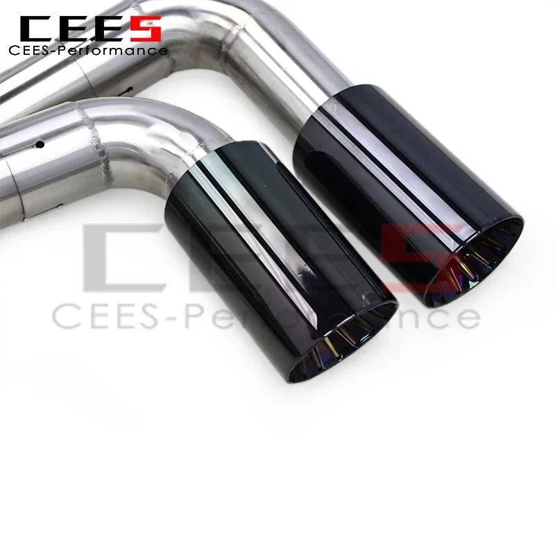 CEES Valvetronic Catback Exhaust for BMW 540/540i G30/G38 3.0T B58 2018-2024 Exhaust Pipe with Carbon Fiber Exhaust Tips