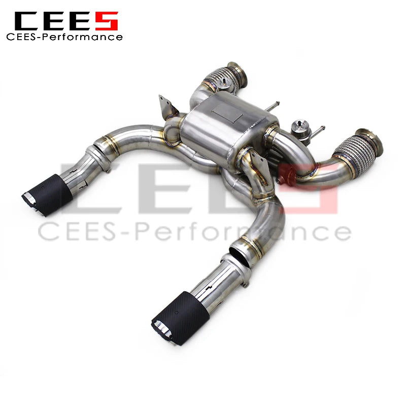 CEES  Valvetronic Exhaust Pipes for Mclaren 720S 4.0 2017-2019 Stainless Steel Exhaust Exhauster Sport Valved Muffler