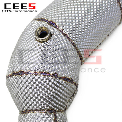 cees Performance Sport Downpipe for DBS 5.2L 2019-2024 SUS304 Stainless Steel Exhaust Downpipe Car Tuning Exhaust Pipe System