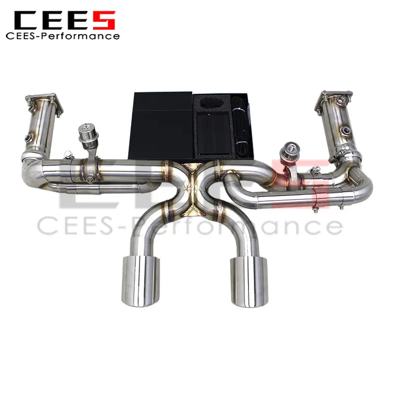cees Vacuum Valve Catback Exhaust System for Porsche 911 991 991.2 Carrera 3.0T 2016-2018 Upgrades GT3 Engine Exhaust Manifold