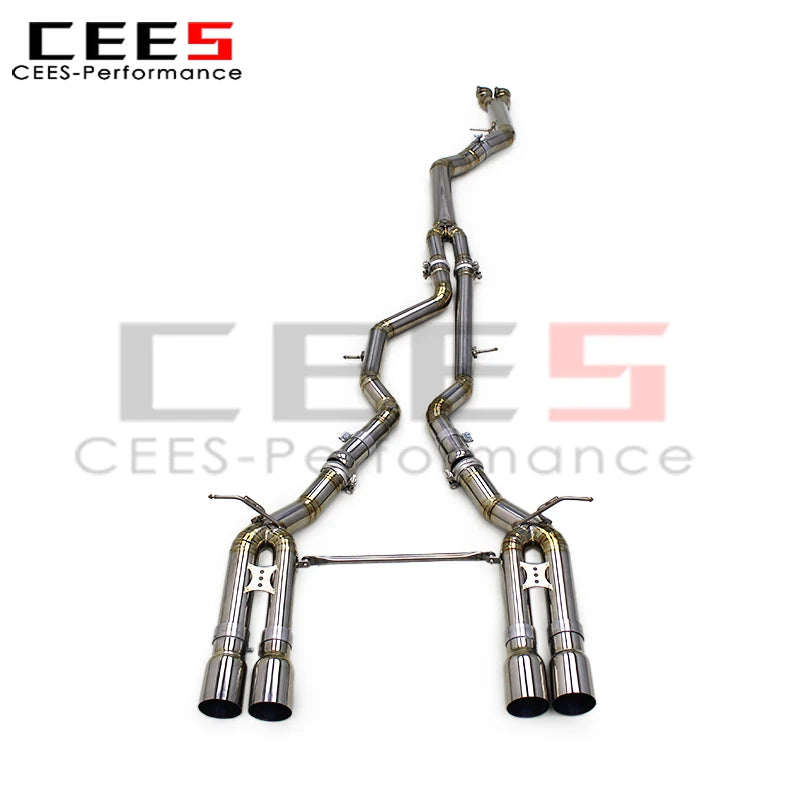 cees Tuning Catback Exhaust for BMW M3/M4 F80/F82/F8X 3.0T 2015-2019 Performance Titanium Racing Car Exhaust System Pipe Muffler