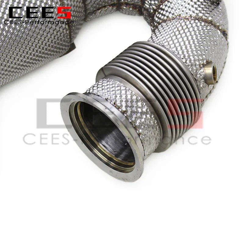 cees Downpipe Exhaust for Mercedes-Benz AMG GT53/GLE53/E53 3.0T 2020-2024 Stainless Steel Downpipe with Catalyst Exhaust Pipe